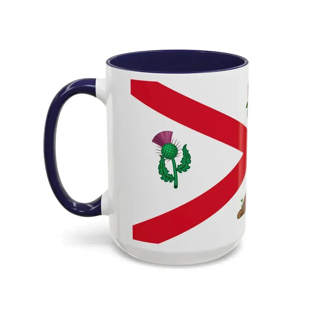 Flag of Montreal 1935 to 1939 Canada - Accent Coffee Mug - Go Mug Yourself
