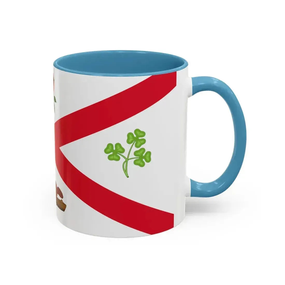 Flag of Montreal 1935 to 1939 Canada - Accent Coffee Mug - Go Mug Yourself
