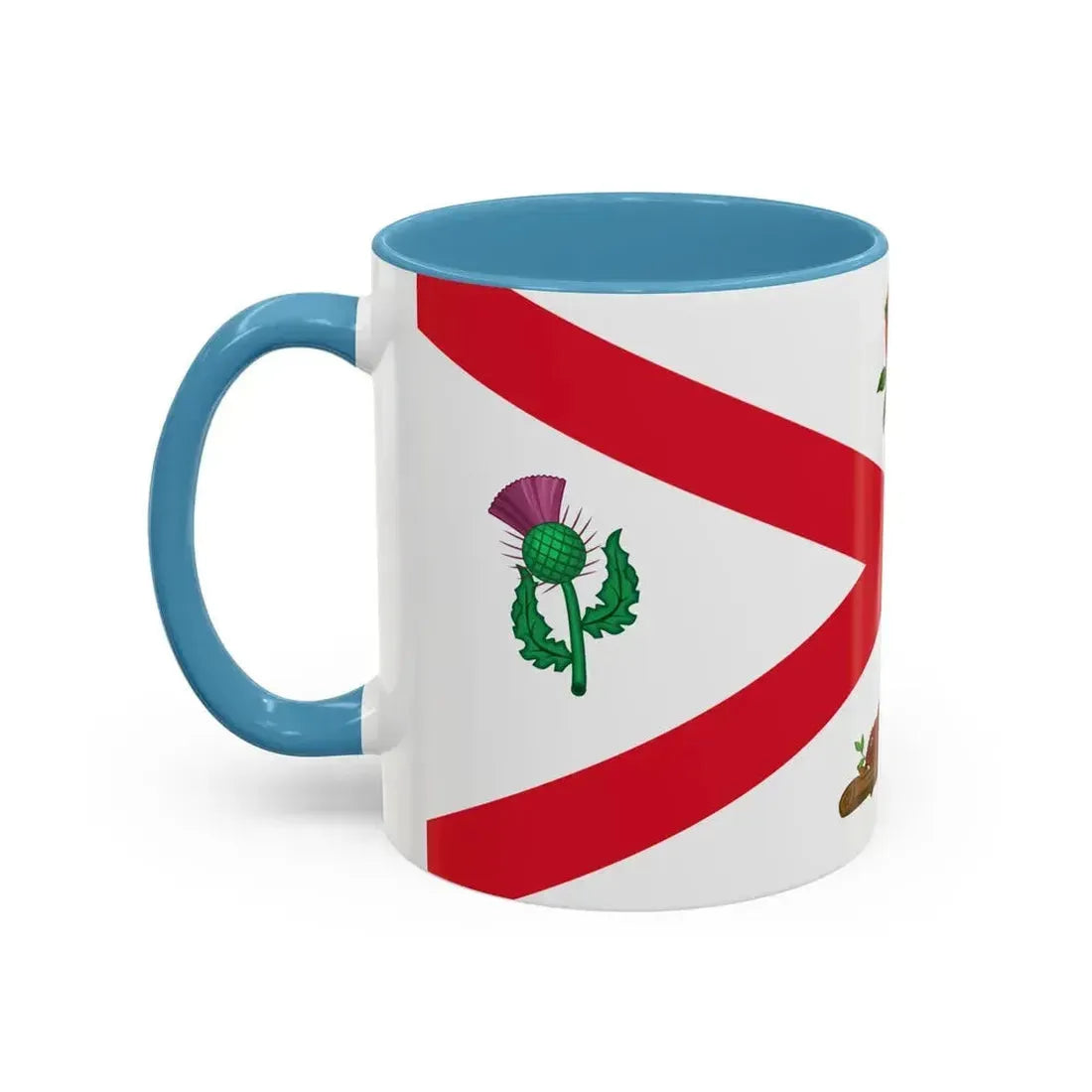 Flag of Montreal 1935 to 1939 Canada - Accent Coffee Mug - Go Mug Yourself