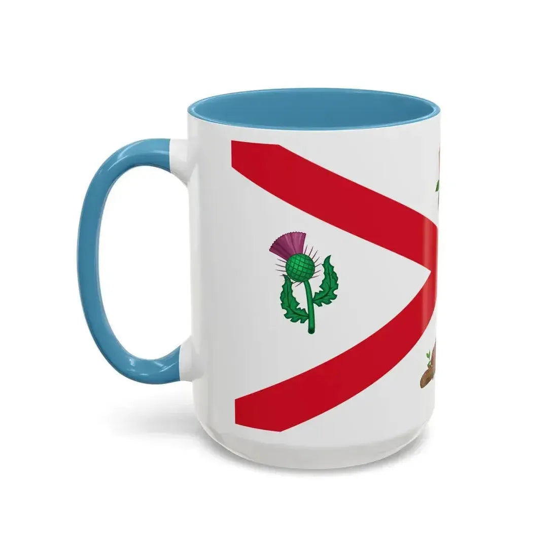 Flag of Montreal 1935 to 1939 Canada - Accent Coffee Mug - Go Mug Yourself