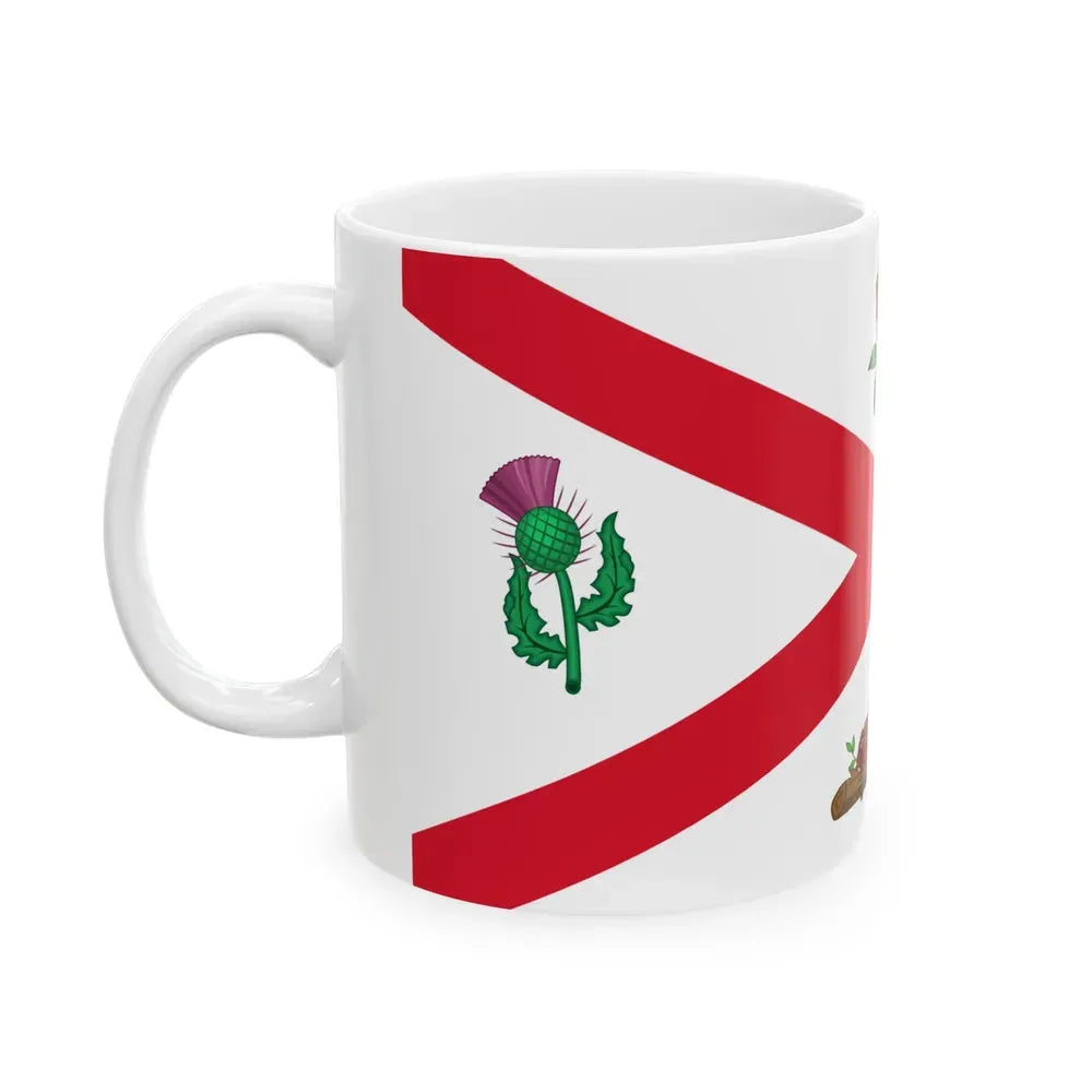 Flag of Montreal 1935 to 1939 Canada - White Coffee Mug - Go Mug Yourself
