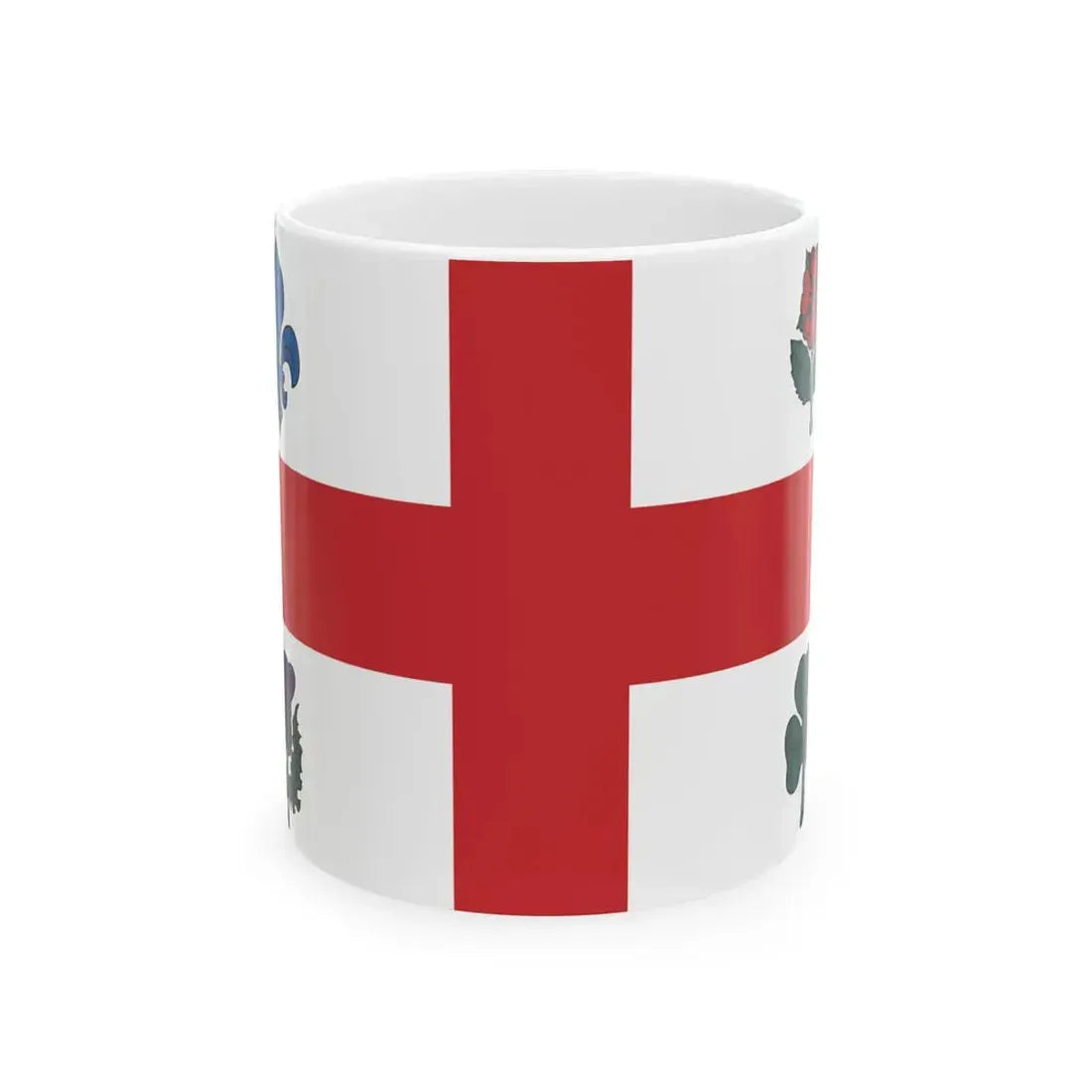Flag of Montreal 1939-2017 (Canada) White Coffee Mug 11oz - Go Mug Yourself