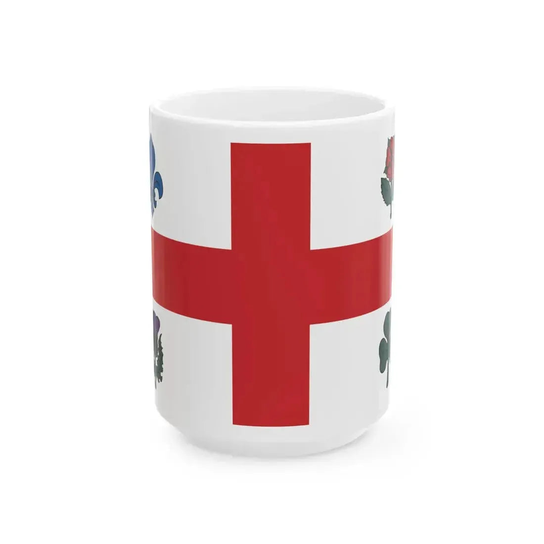 Flag of Montreal 1939-2017 (Canada) White Coffee Mug 15oz - Go Mug Yourself