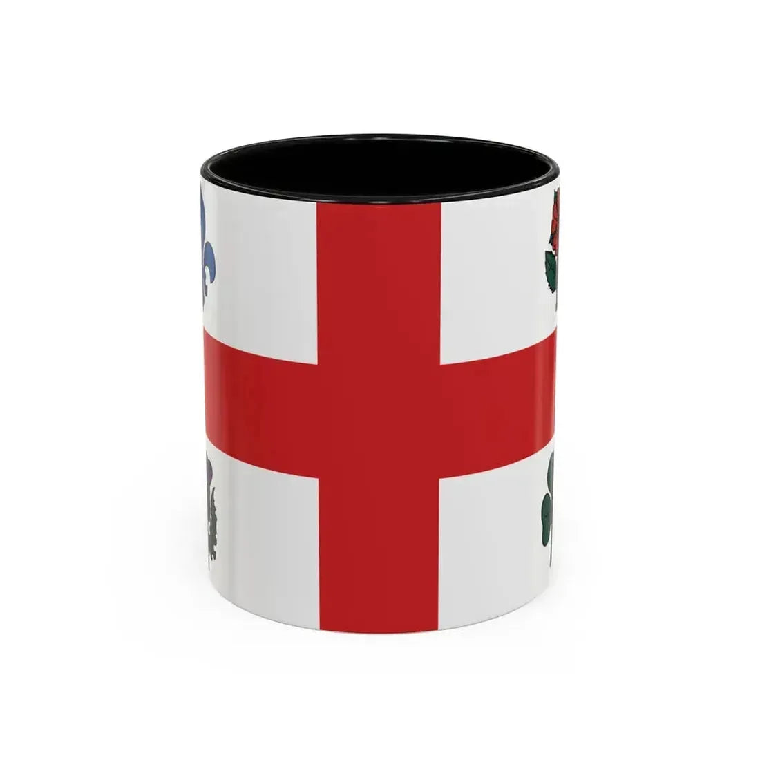 Flag of Montreal 1939 to 2017 Canada - Accent Coffee Mug 11oz Black - Go Mug Yourself