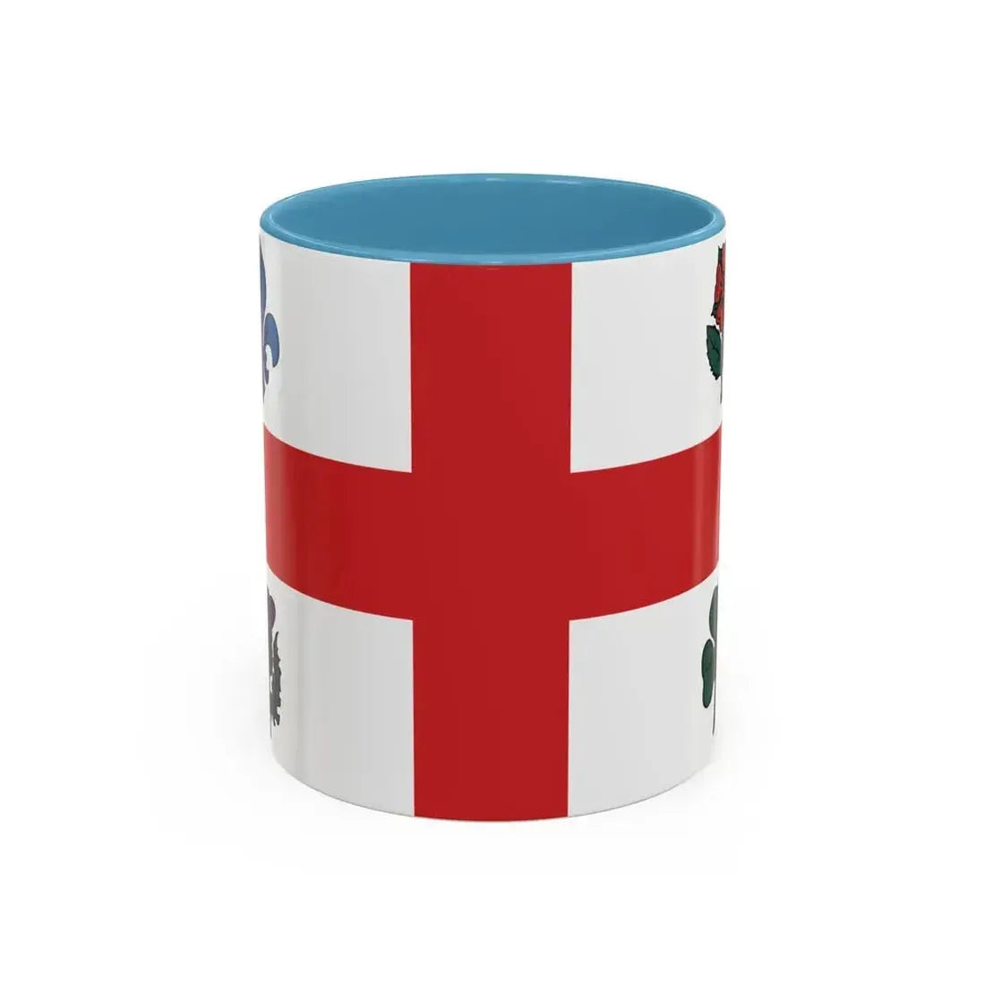 Flag of Montreal 1939 to 2017 Canada - Accent Coffee Mug 11oz Light Blue - Go Mug Yourself