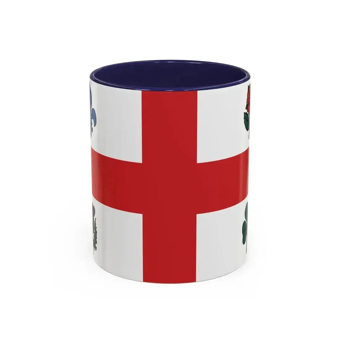 Flag of Montreal 1939 to 2017 Canada - Accent Coffee Mug 11oz Navy - Go Mug Yourself