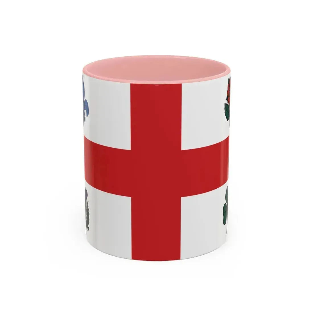 Flag of Montreal 1939 to 2017 Canada - Accent Coffee Mug 11oz Pink - Go Mug Yourself