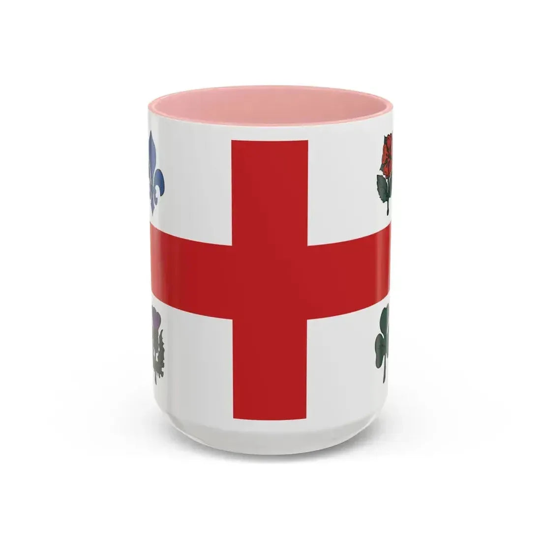 Flag of Montreal 1939 to 2017 Canada - Accent Coffee Mug 15oz Pink - Go Mug Yourself