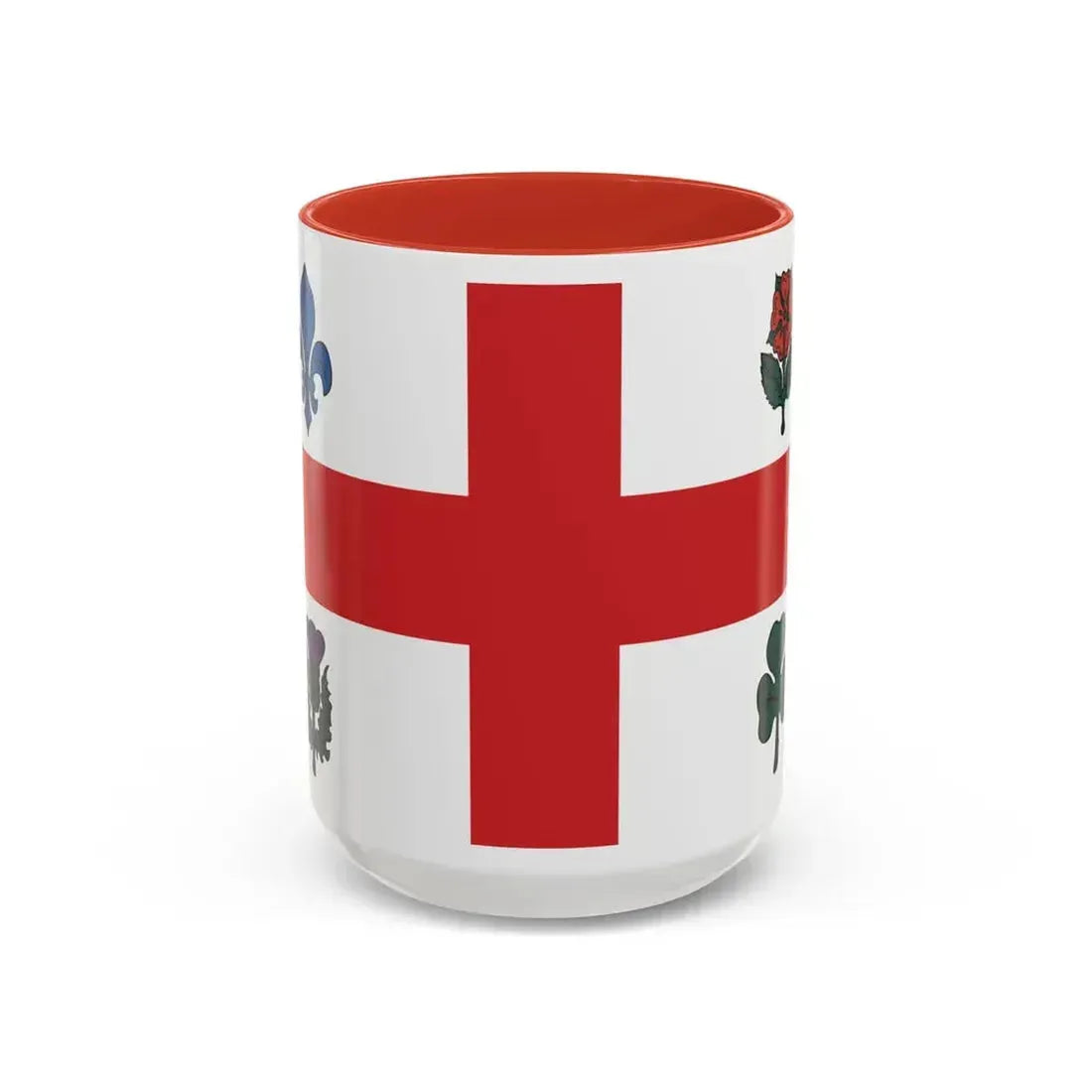 Flag of Montreal 1939 to 2017 Canada - Accent Coffee Mug 15oz Red - Go Mug Yourself