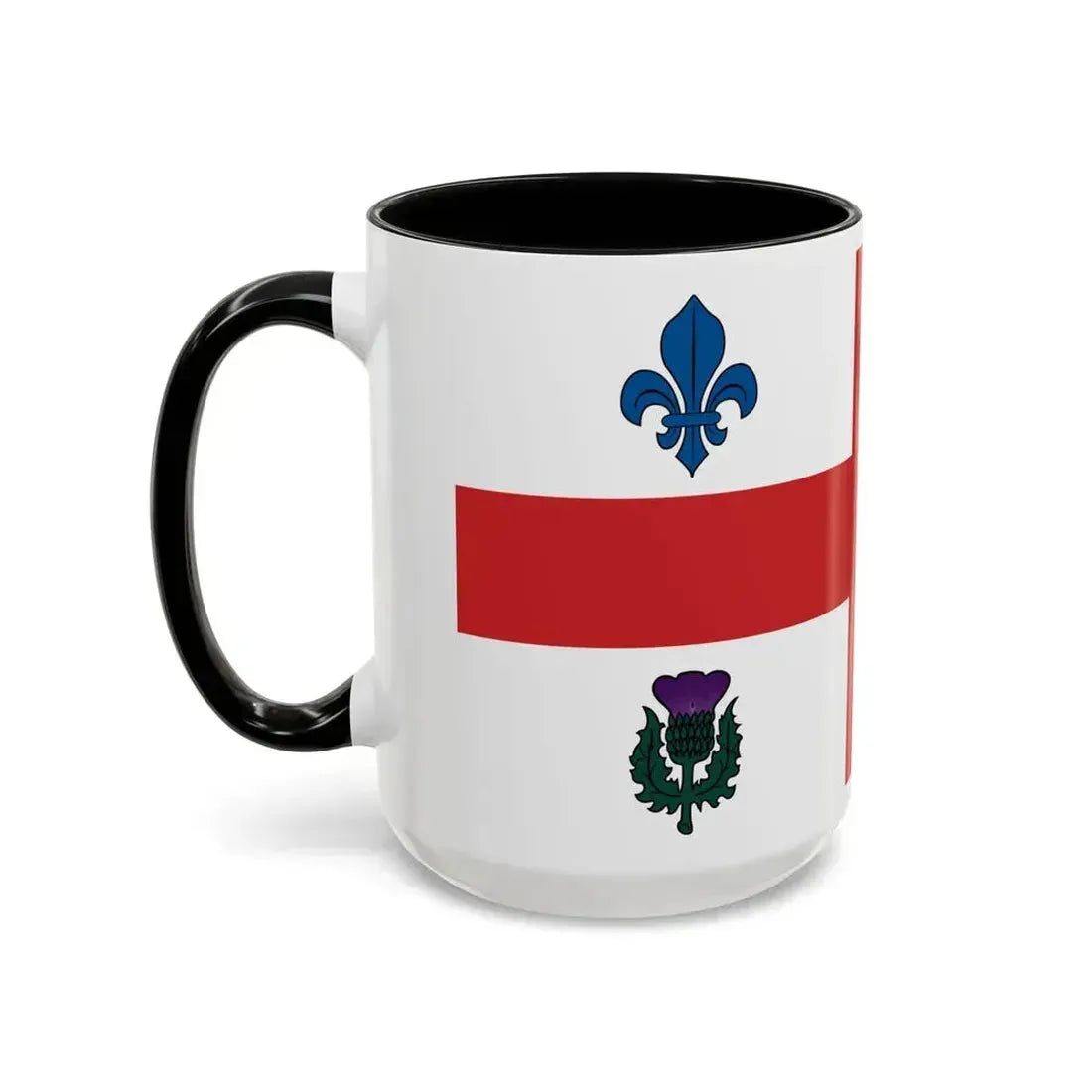 Flag of Montreal 1939 to 2017 Canada - Accent Coffee Mug - Go Mug Yourself