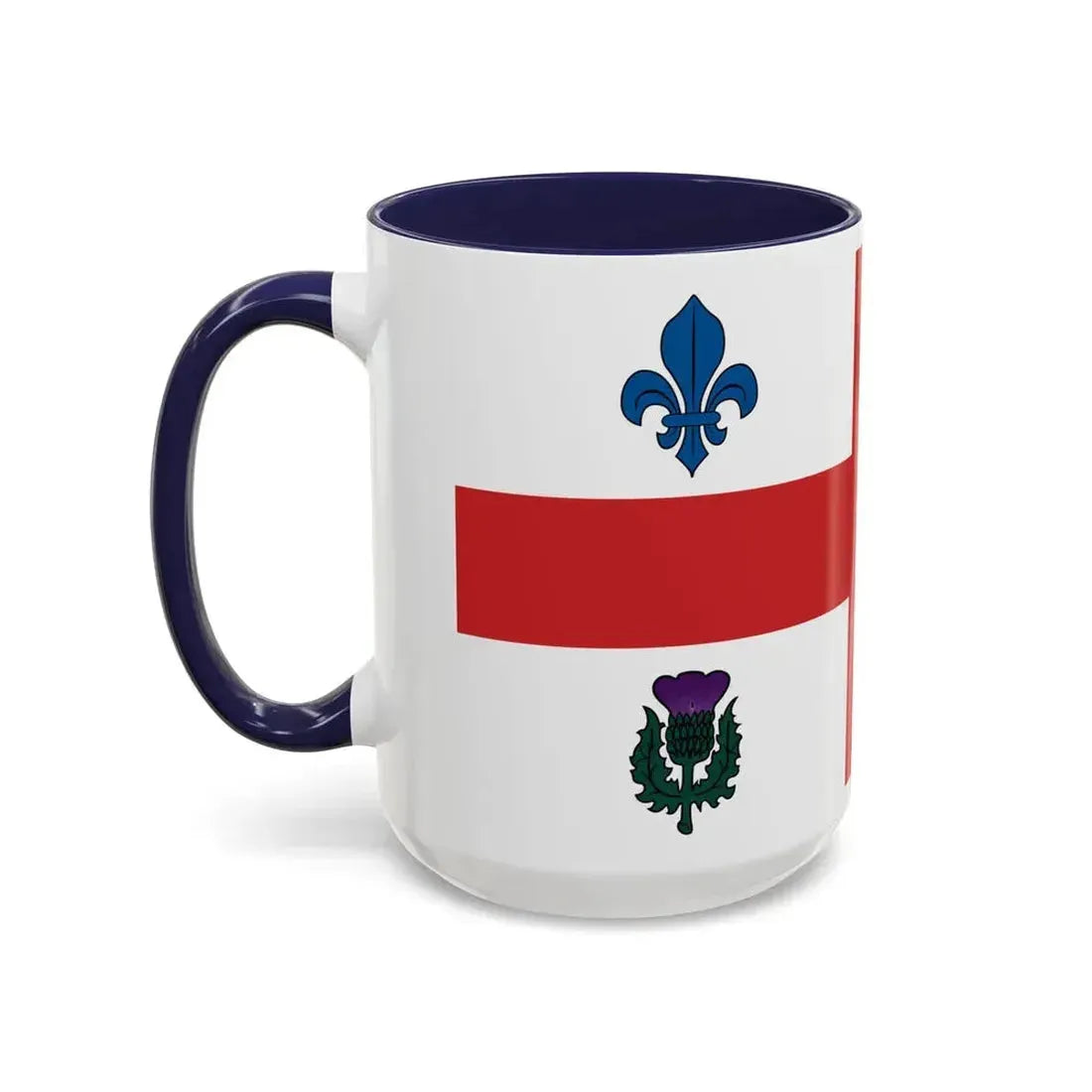 Flag of Montreal 1939 to 2017 Canada - Accent Coffee Mug - Go Mug Yourself