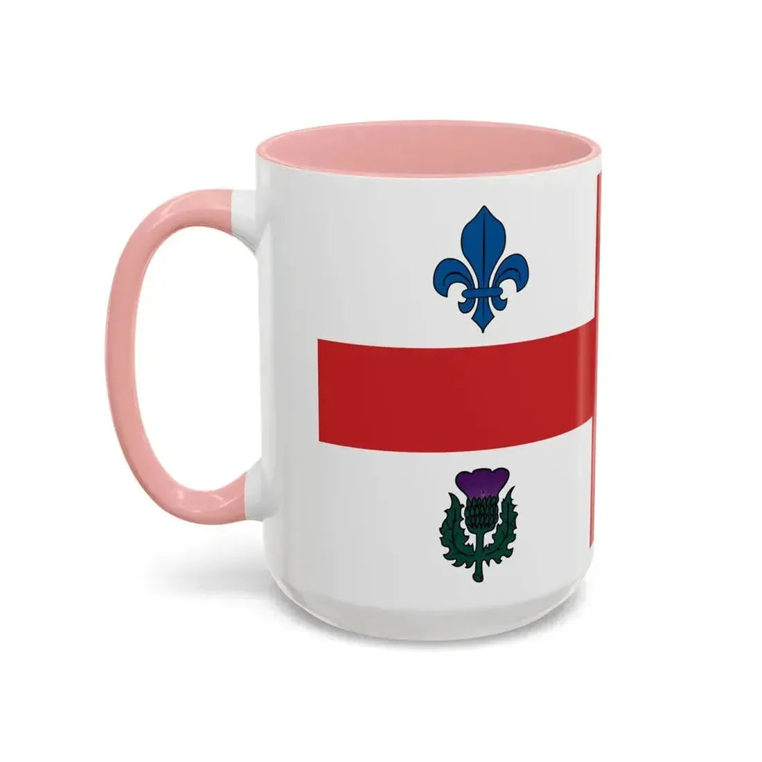 Flag of Montreal 1939 to 2017 Canada - Accent Coffee Mug - Go Mug Yourself