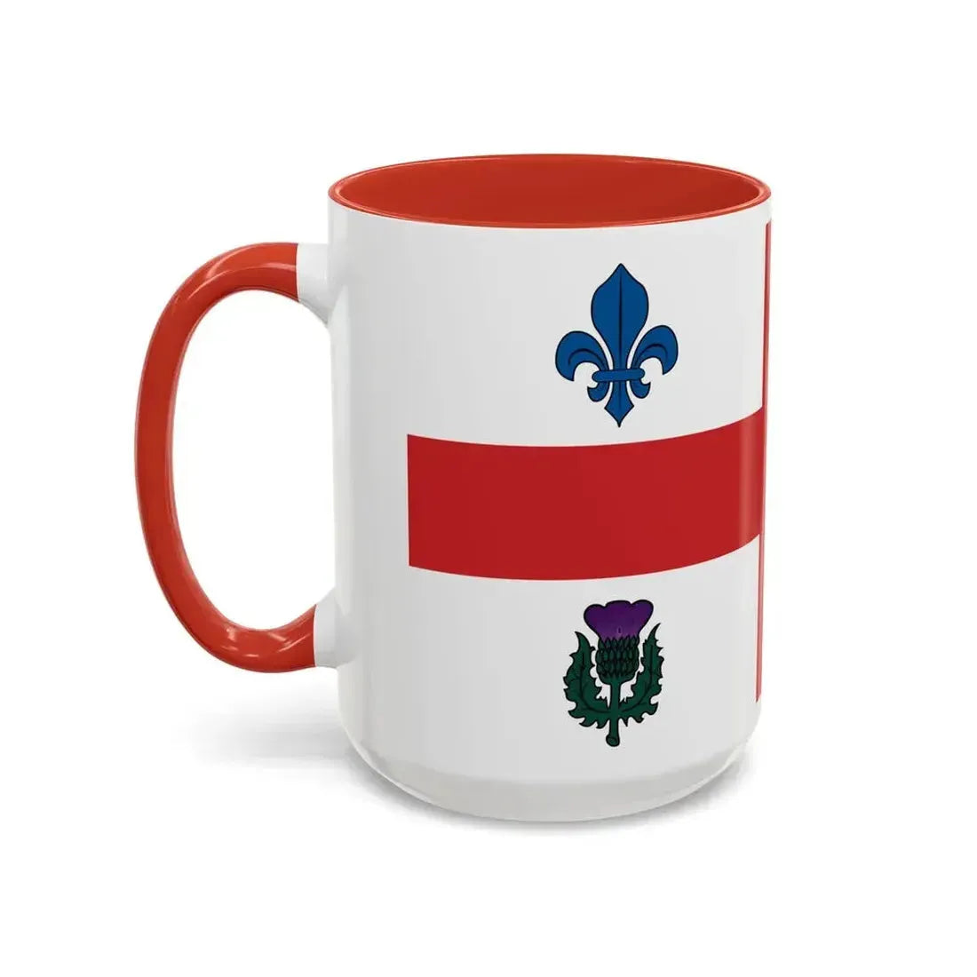 Flag of Montreal 1939 to 2017 Canada - Accent Coffee Mug - Go Mug Yourself
