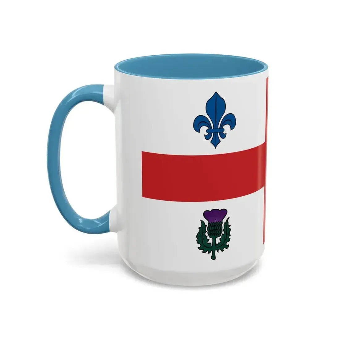 Flag of Montreal 1939 to 2017 Canada - Accent Coffee Mug - Go Mug Yourself