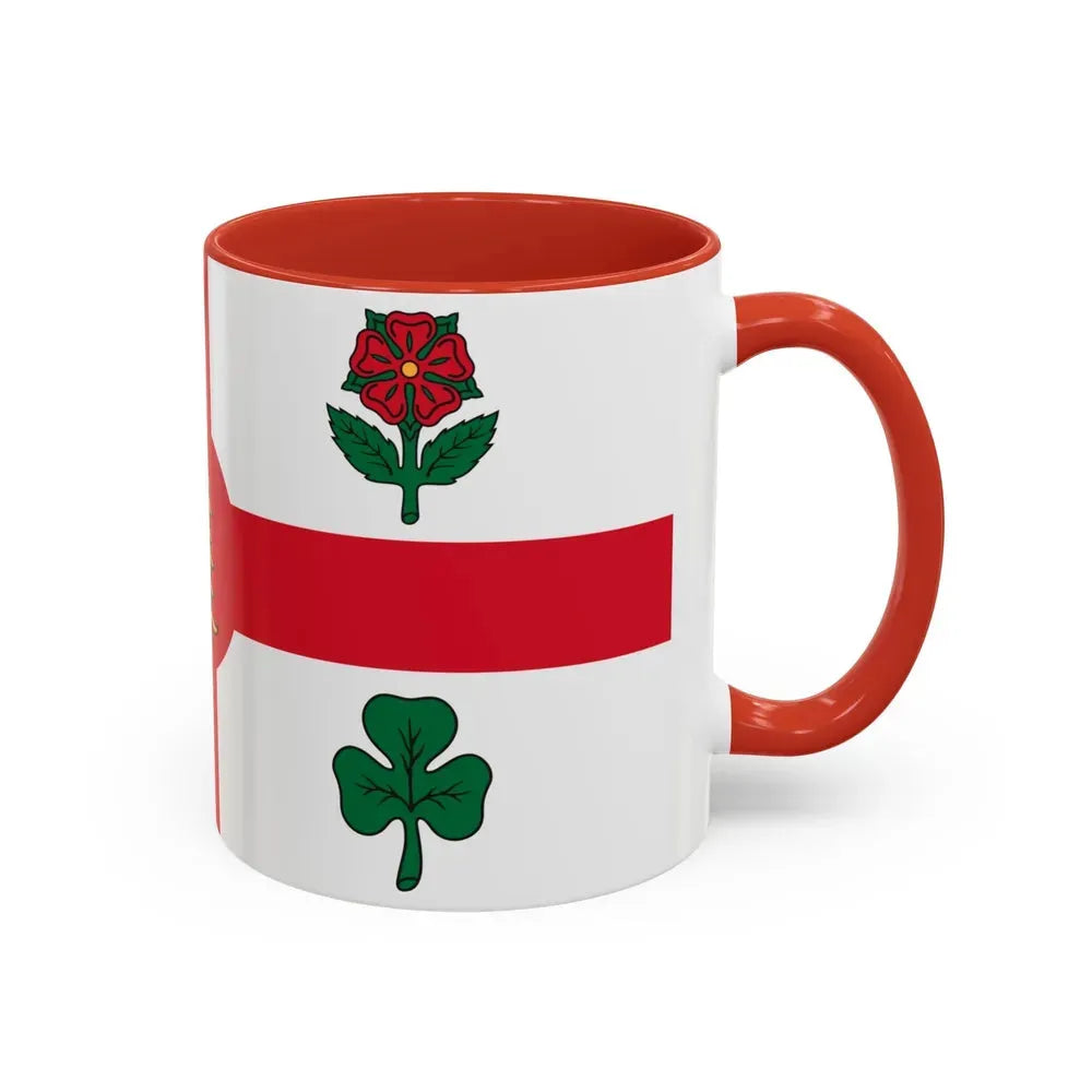 Flag of Montreal Canada - Accent Coffee Mug - Go Mug Yourself