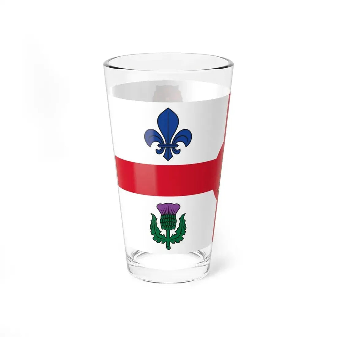 Flag of Montreal Canada - Pint Glass 16oz - Go Mug Yourself