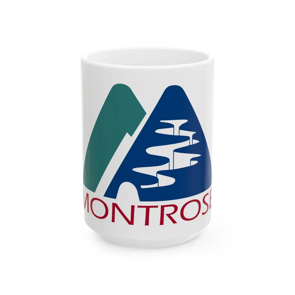 Flag of Montrose Colorado (United States) White Coffee Mug 15oz - Go Mug Yourself
