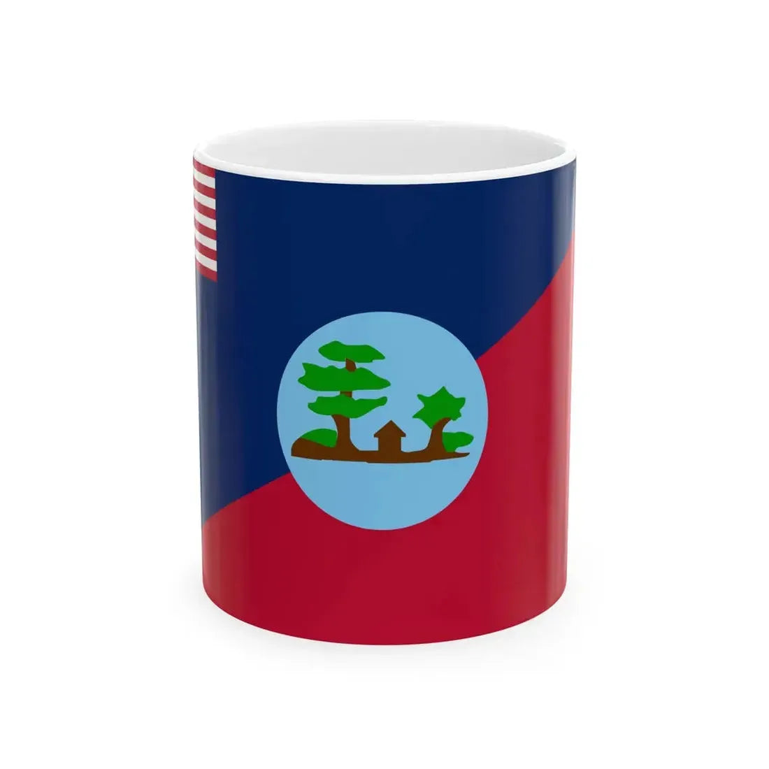 Flag of Montserrado County (Liberia) White Coffee Mug 11oz - Go Mug Yourself
