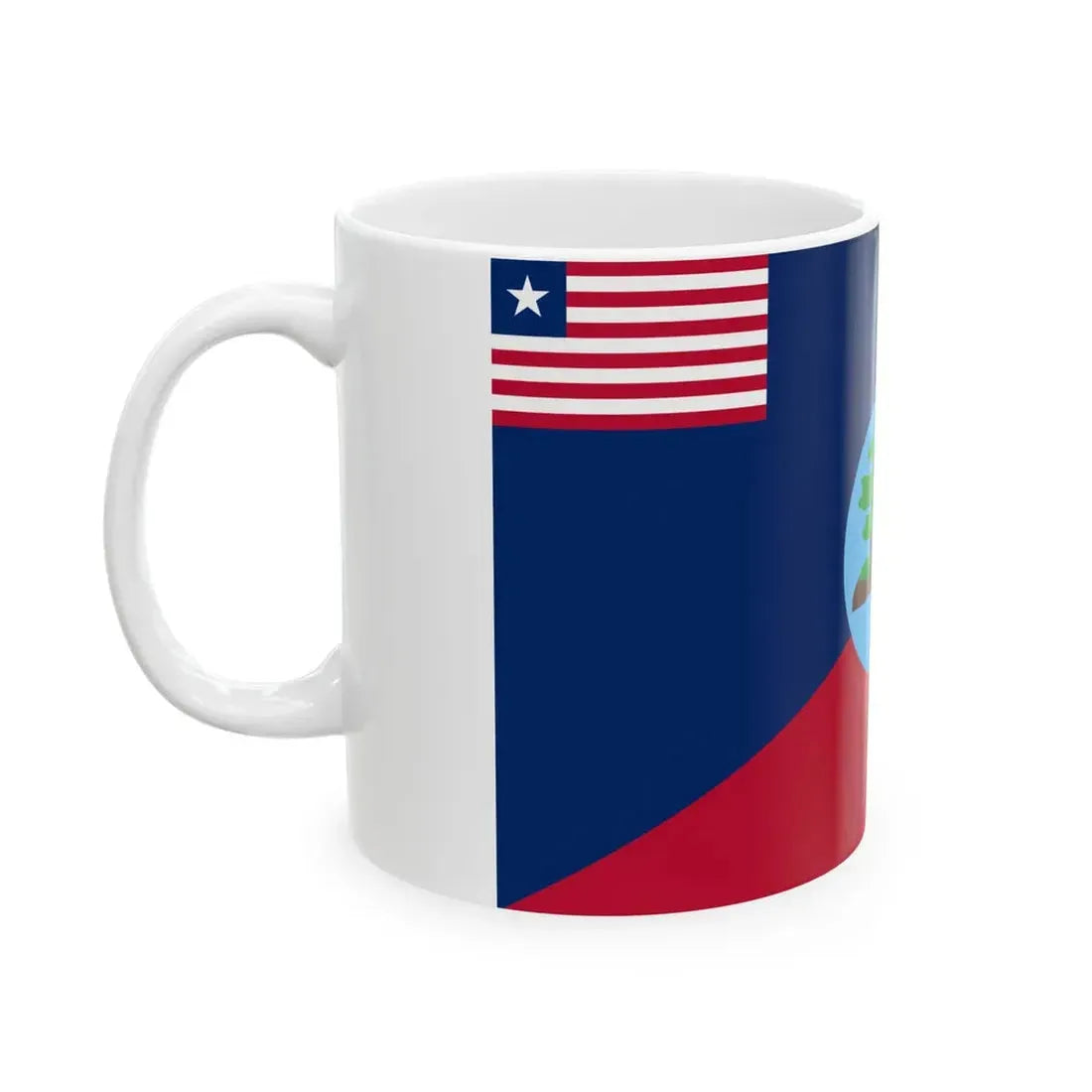 Flag of Montserrado County (Liberia) White Coffee Mug - Go Mug Yourself