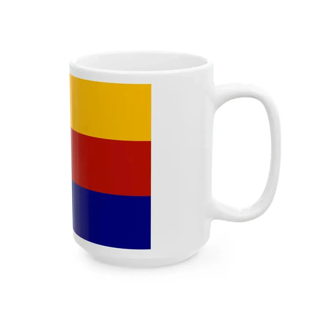 Flag of Moravia tricolour (Czech Republic) White Coffee Mug - Go Mug Yourself