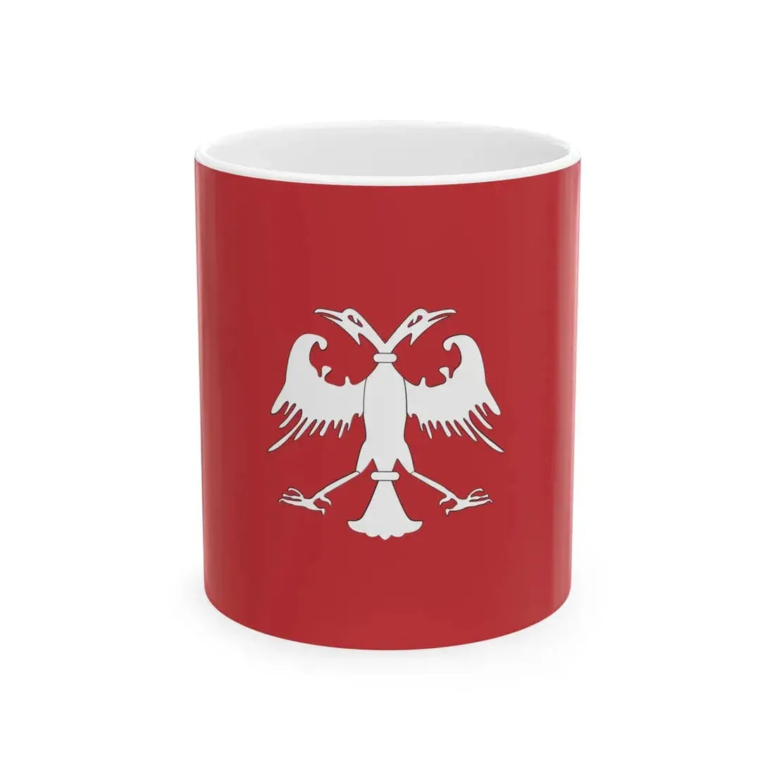Flag of Moravian Serbia (Serbia) White Coffee Mug 11oz - Go Mug Yourself