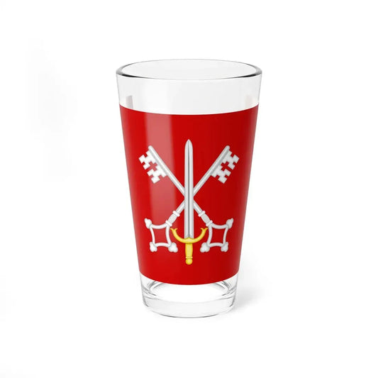 Flag of Morbegno (Italy) Pint Glass 16oz 16oz - Go Mug Yourself