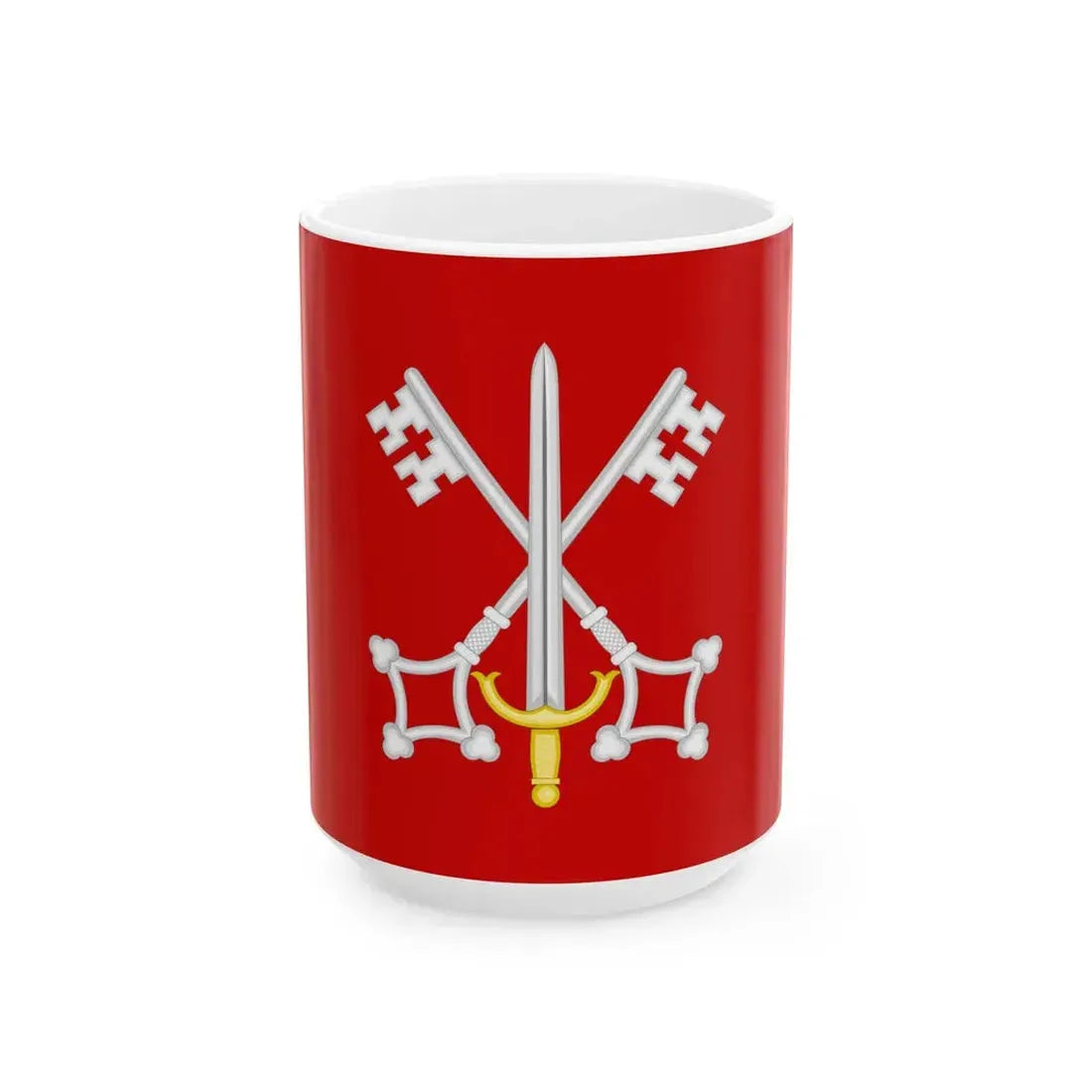 Flag of Morbegno (Italy) White Coffee Mug 15oz - Go Mug Yourself