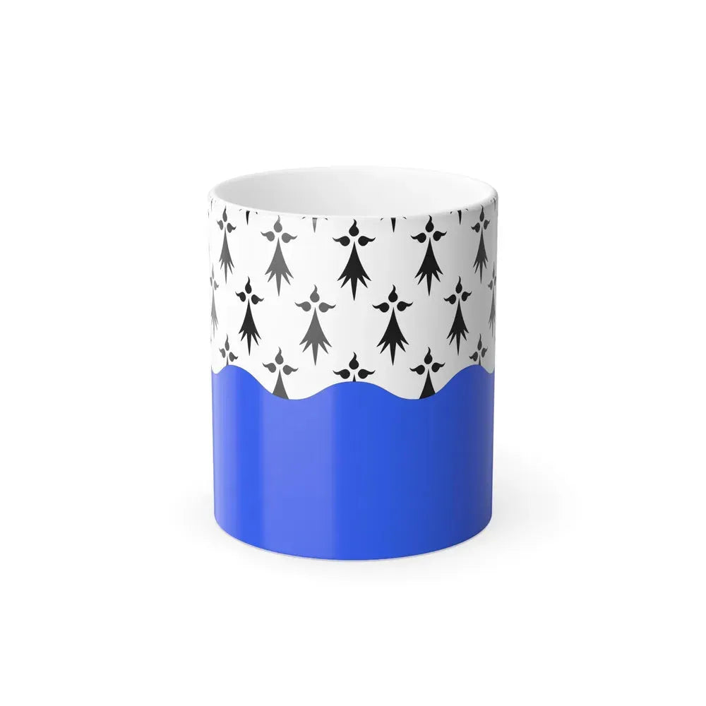 Flag of Morbihan France 2 - Color Changing Coffee Mug 11oz - Go Mug Yourself