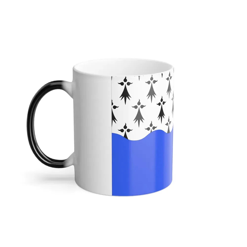 Flag of Morbihan France 2 - Color Changing Coffee Mug - Go Mug Yourself