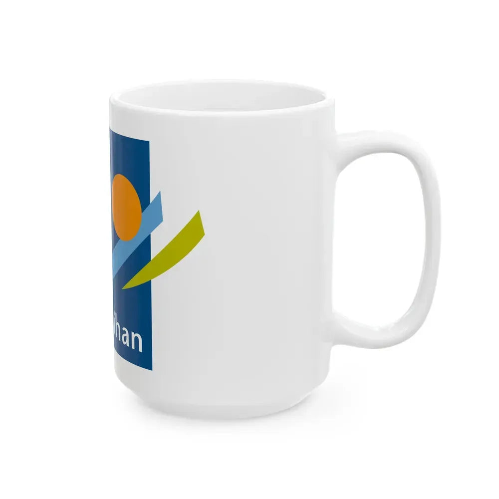 Flag of Morbihan France - White Coffee Mug - Go Mug Yourself