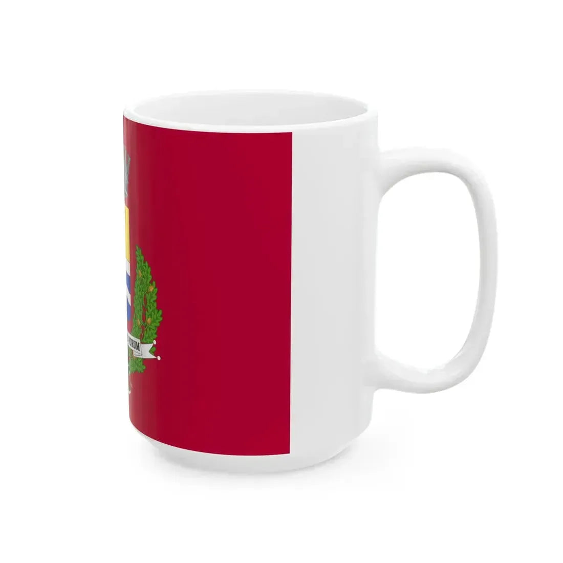 Flag of Morciano di Romagna (Italy) White Coffee Mug - Go Mug Yourself