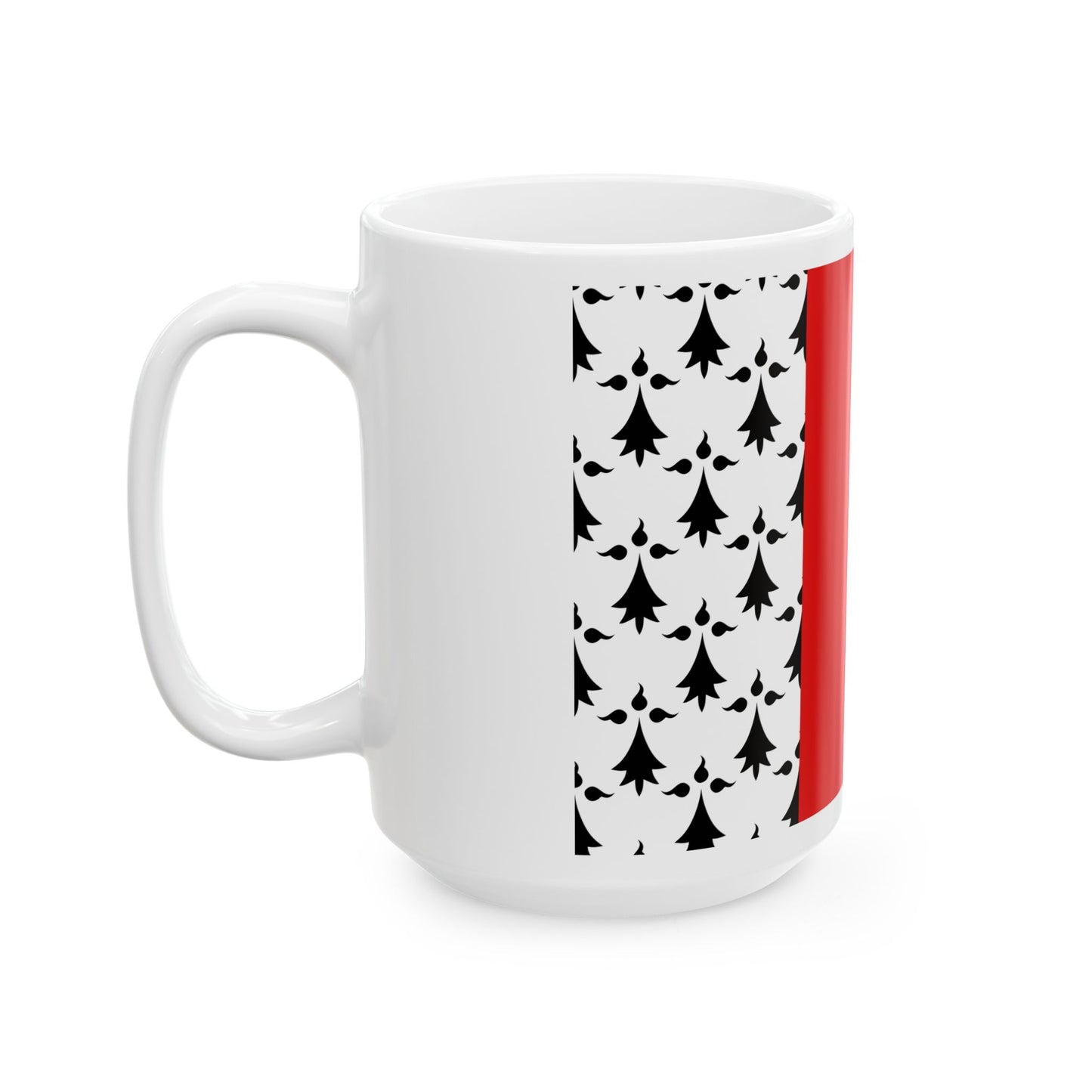 Flag of Mordelles (Belgium) White Coffee Mug-Go Mug Yourself