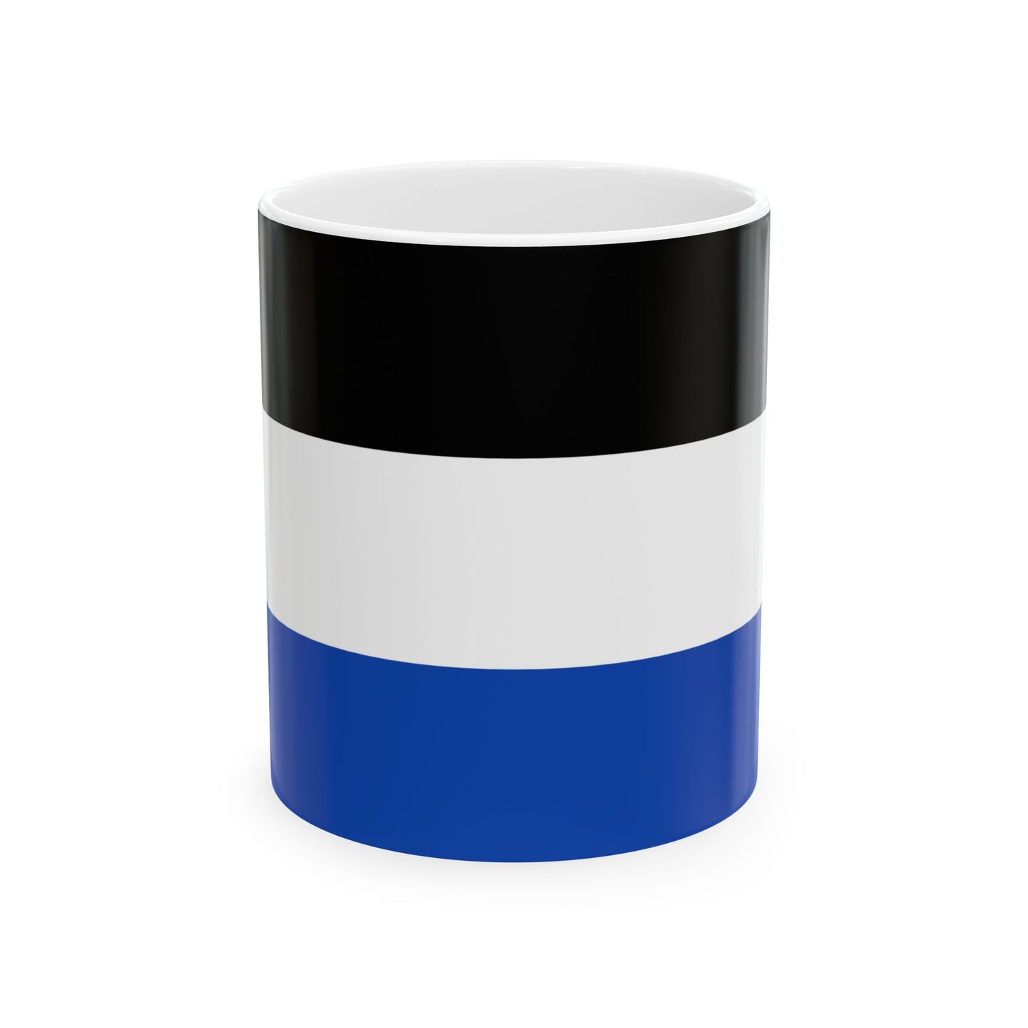 Flag of Moresnet (Belgium) White Coffee Mug-11oz-Go Mug Yourself