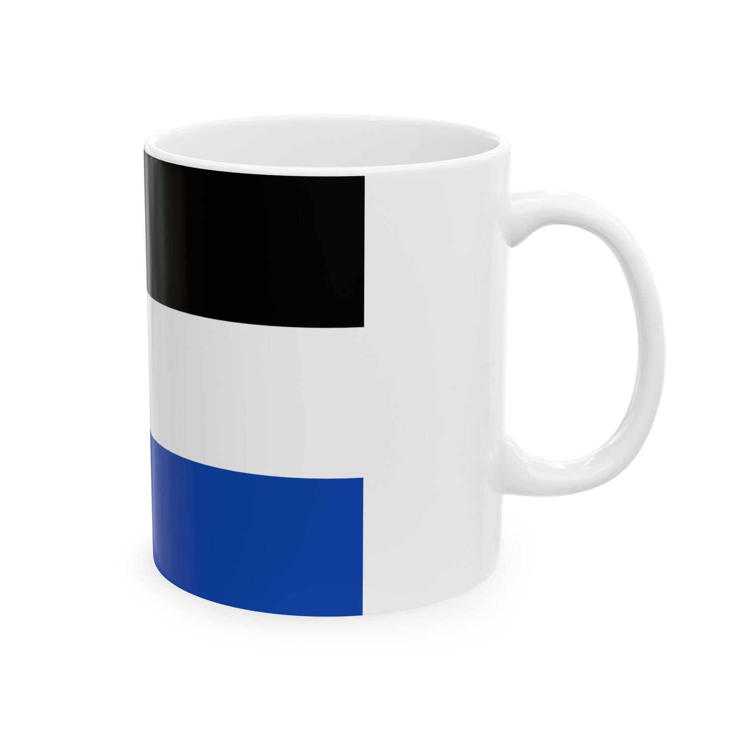 Flag of Moresnet (Belgium) White Coffee Mug-Go Mug Yourself