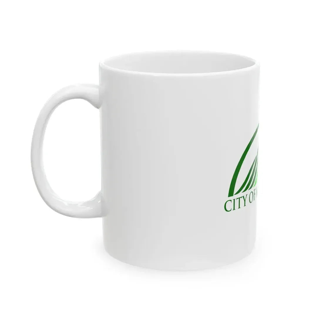 Flag of Morgan Hill California (United States) White Coffee Mug - Go Mug Yourself