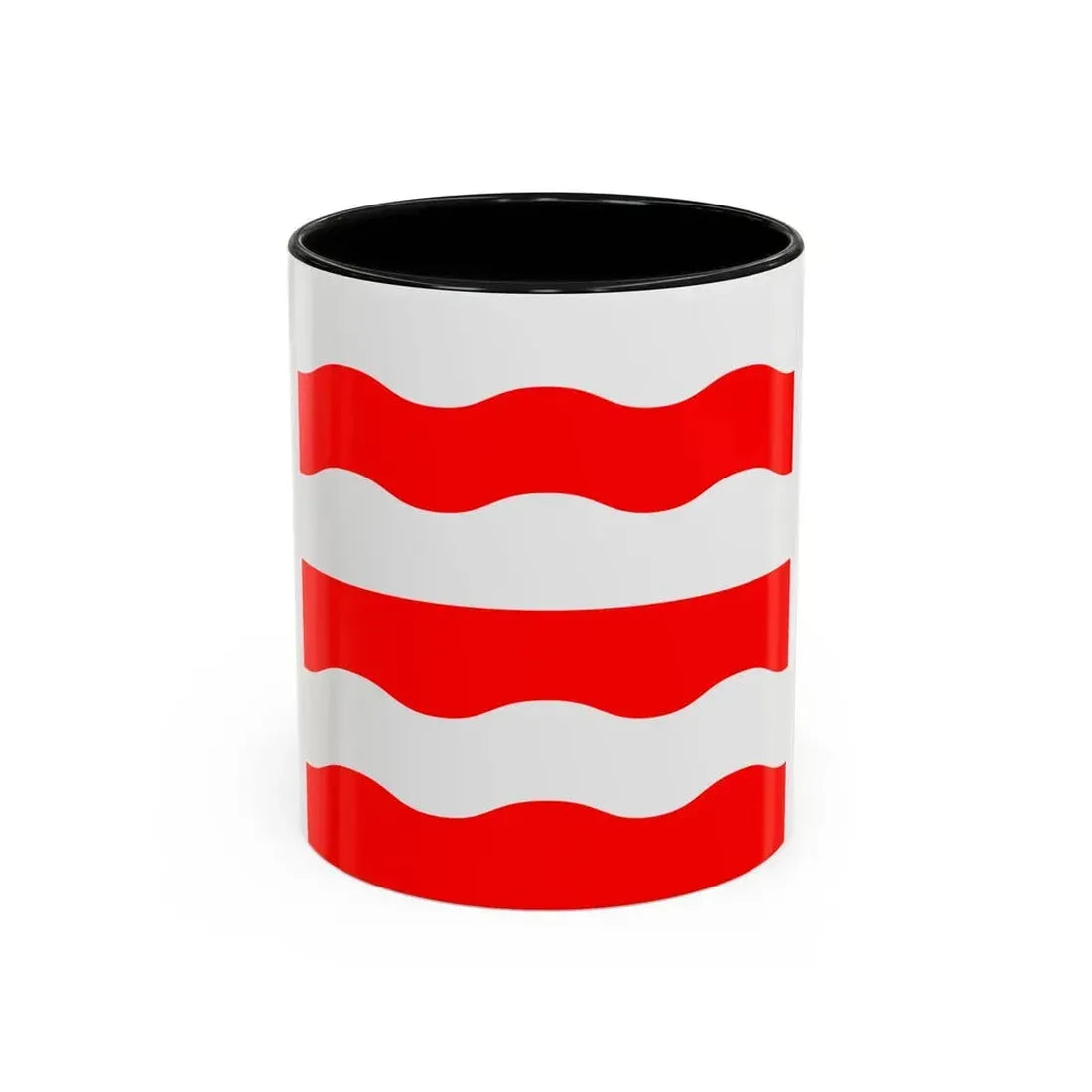 Flag of Morges Switzerland - Accent Coffee Mug 11oz Black - Go Mug Yourself