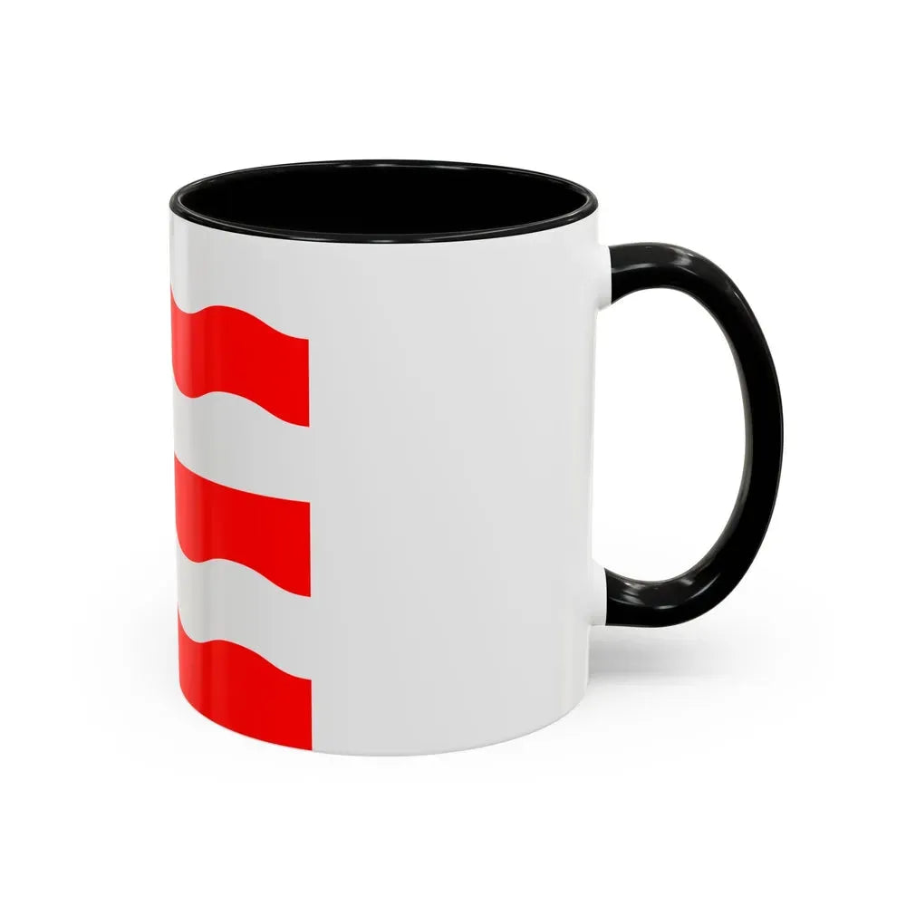 Flag of Morges Switzerland - Accent Coffee Mug - Go Mug Yourself