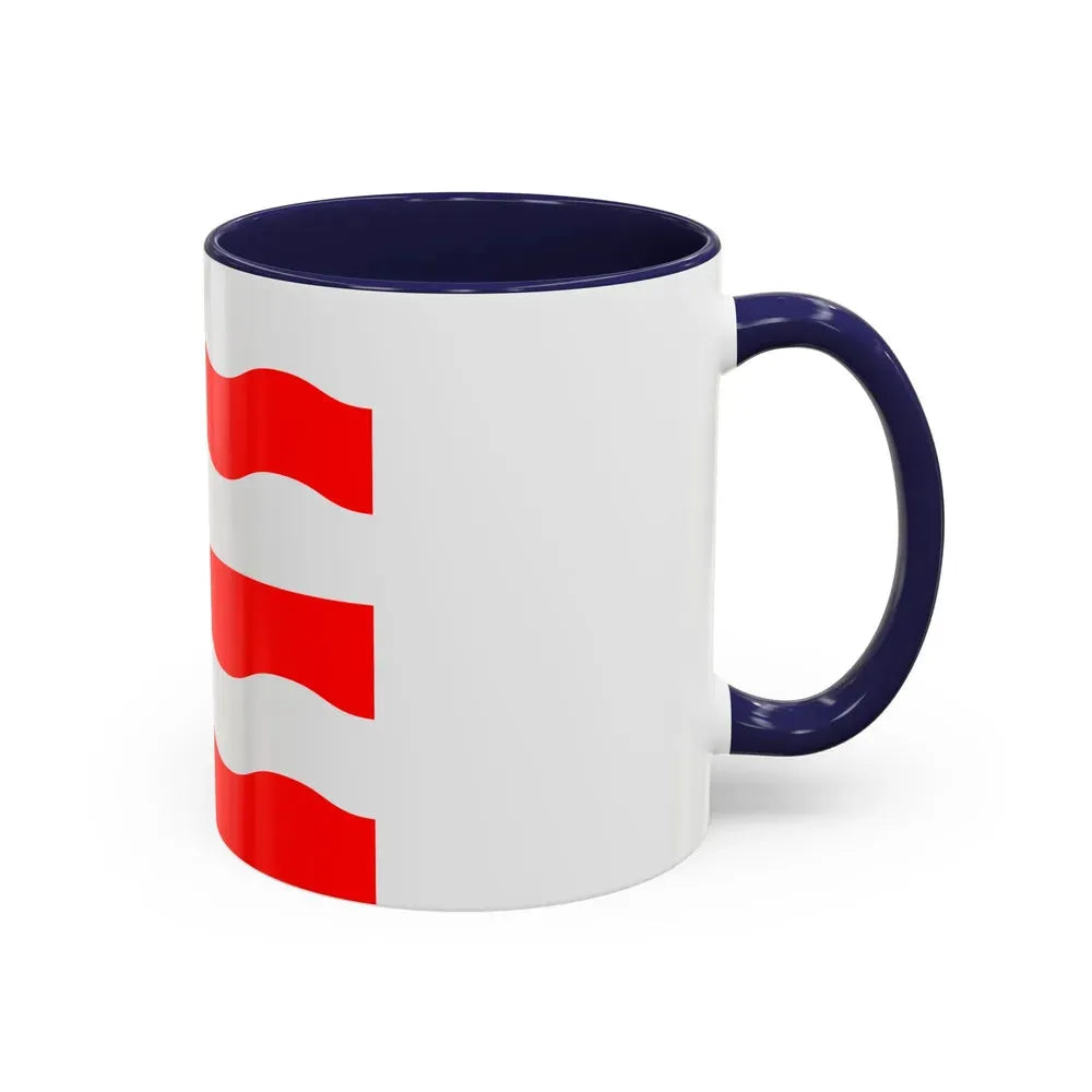 Flag of Morges Switzerland - Accent Coffee Mug - Go Mug Yourself