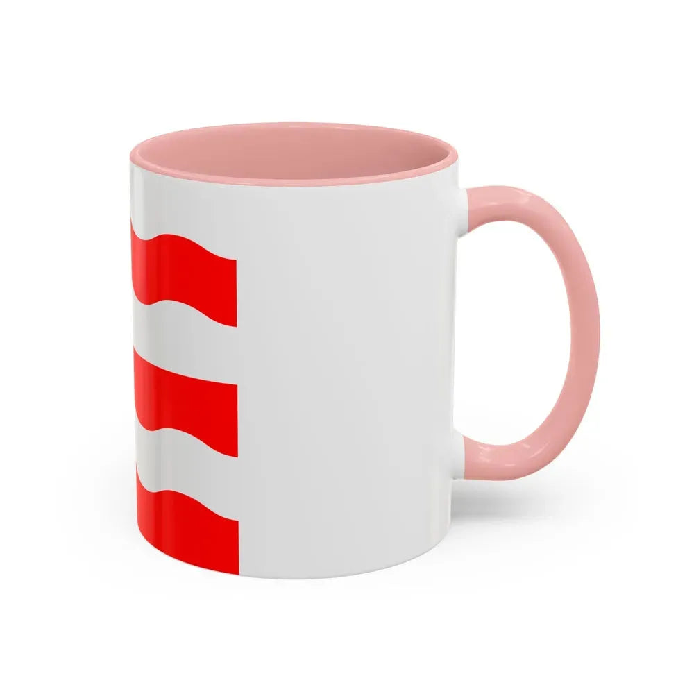 Flag of Morges Switzerland - Accent Coffee Mug - Go Mug Yourself