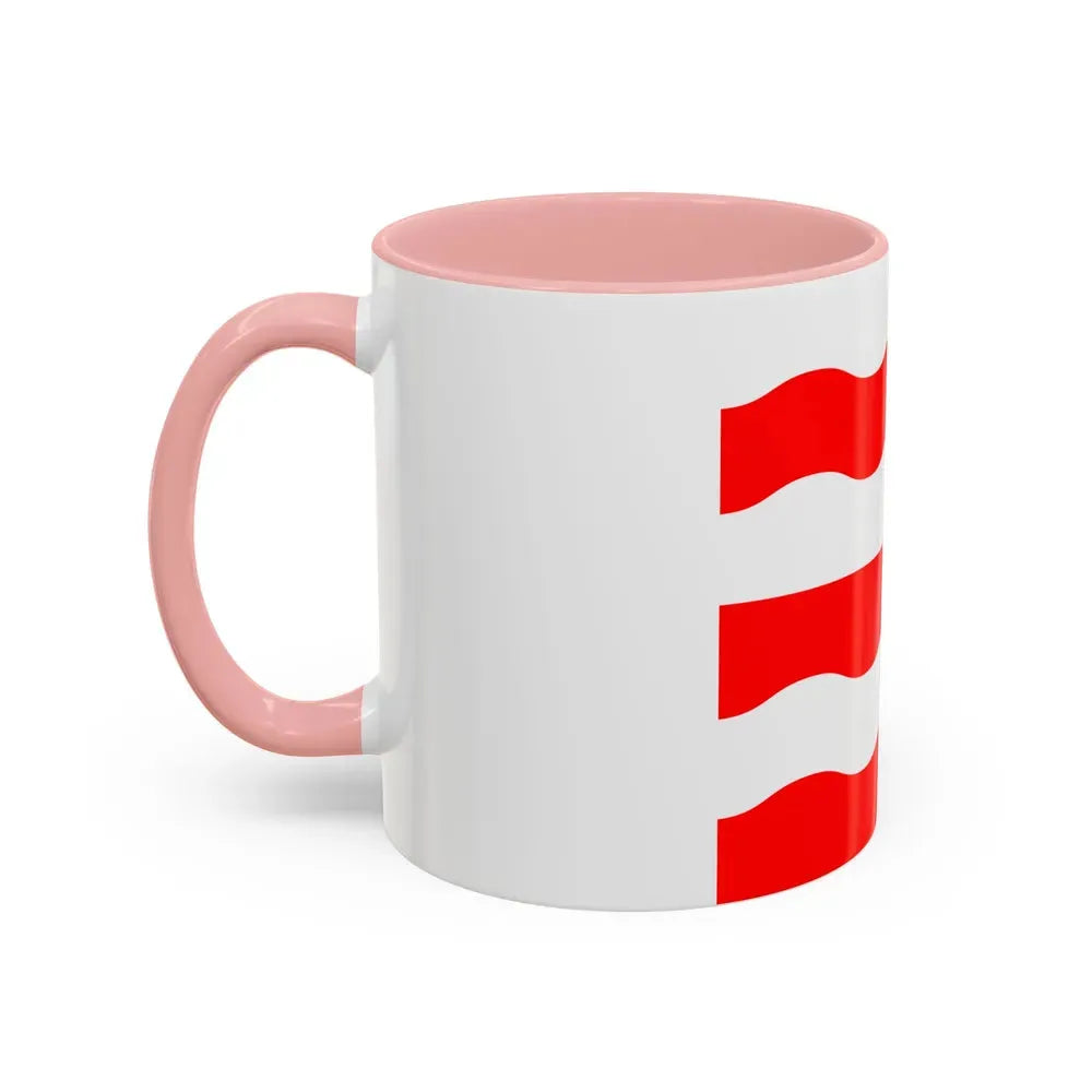 Flag of Morges Switzerland - Accent Coffee Mug - Go Mug Yourself