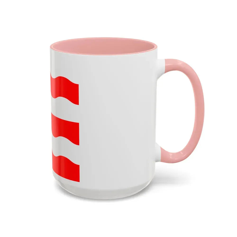 Flag of Morges Switzerland - Accent Coffee Mug - Go Mug Yourself