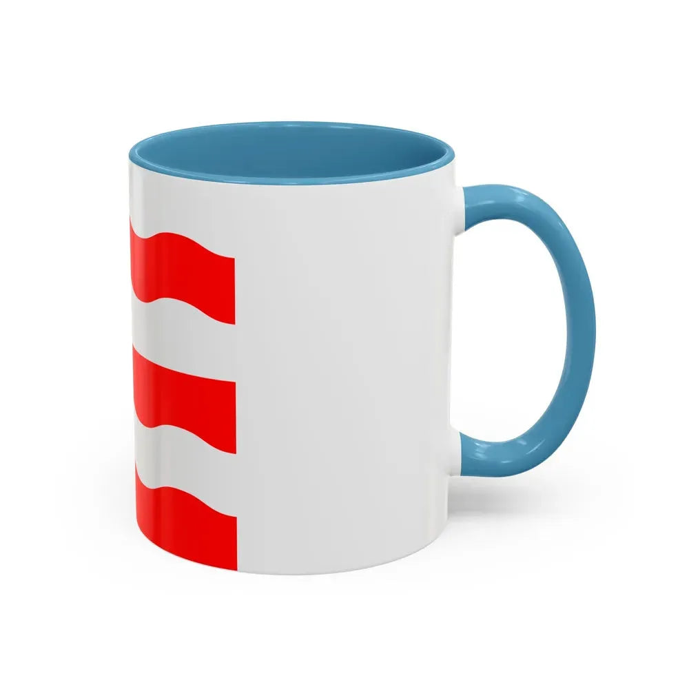Flag of Morges Switzerland - Accent Coffee Mug - Go Mug Yourself