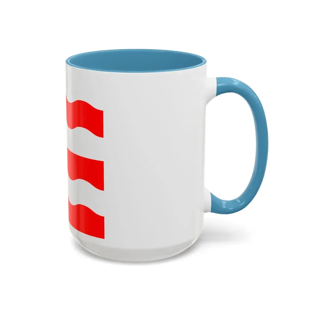 Flag of Morges Switzerland - Accent Coffee Mug - Go Mug Yourself