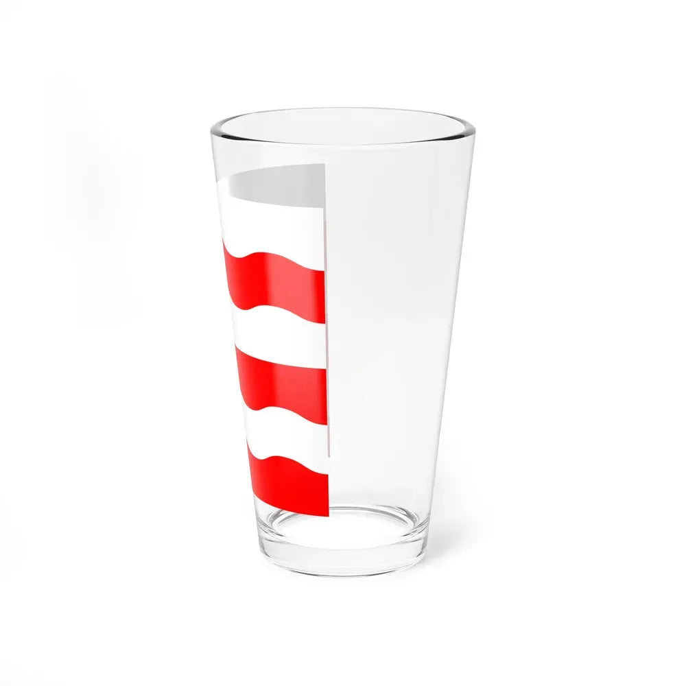 Flag of Morges Switzerland - Pint Glass 16oz - Go Mug Yourself