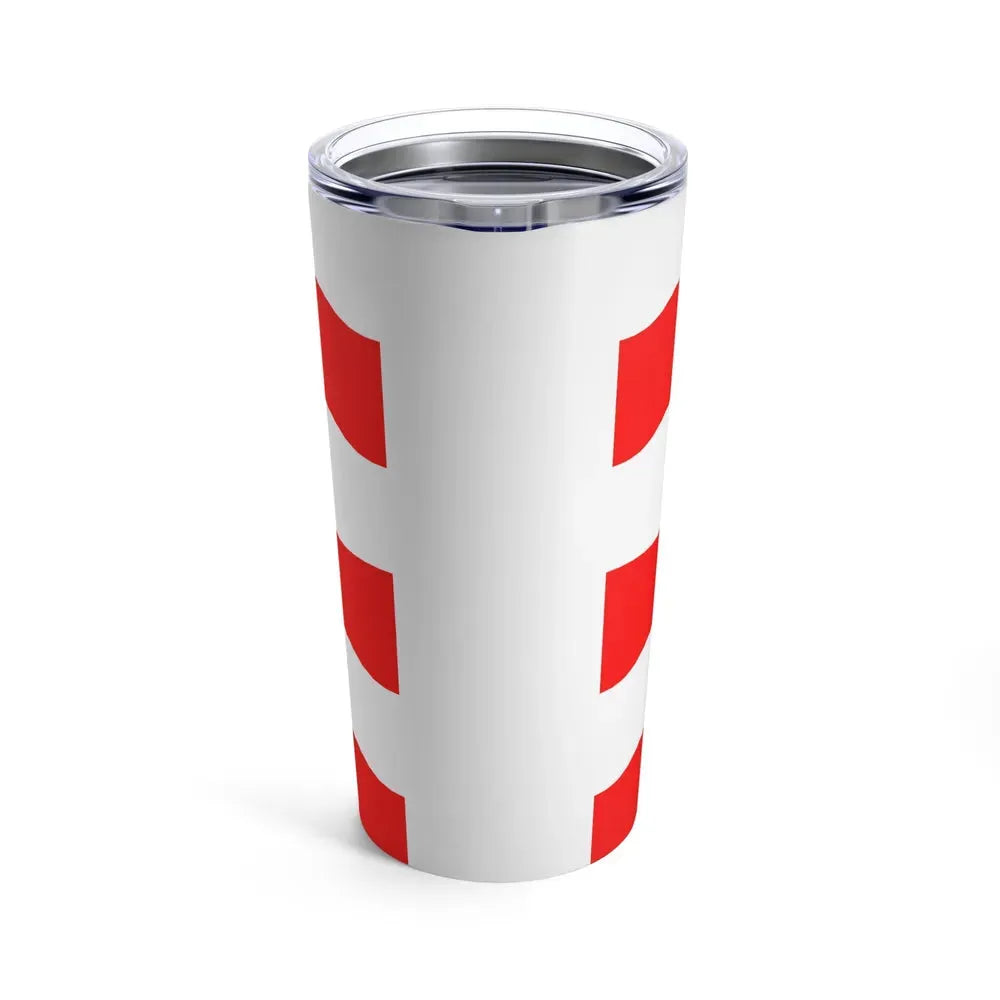 Flag of Morges Switzerland - Tumbler 20oz - Go Mug Yourself