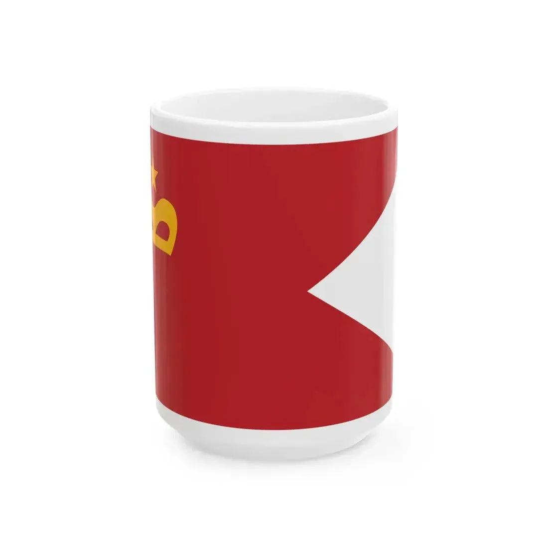 Flag of Moroccan Naval Group Commander Captain (Morocco) White Coffee Mug 15oz - Go Mug Yourself