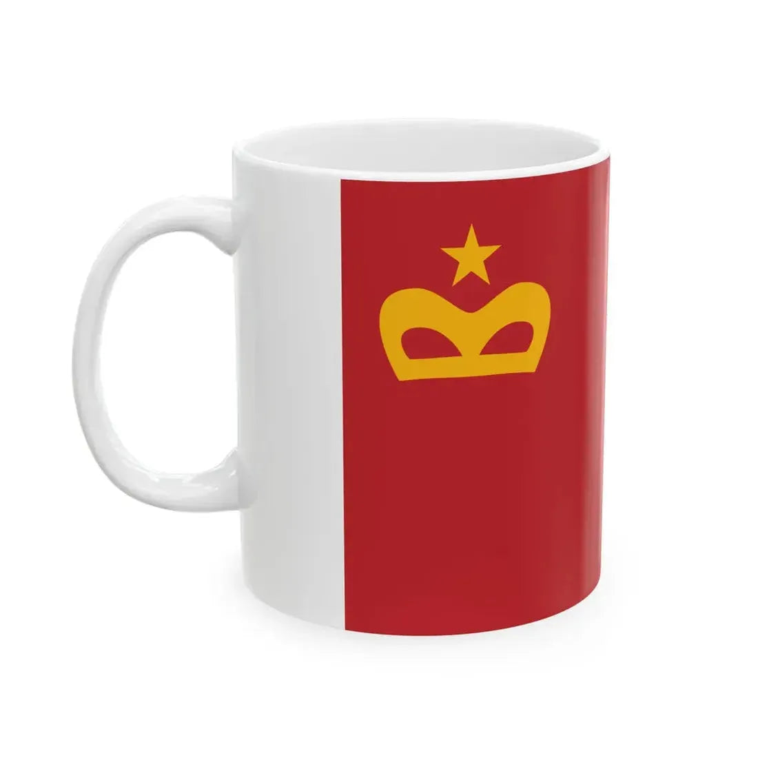 Flag of Moroccan Naval Group Commander Captain (Morocco) White Coffee Mug - Go Mug Yourself
