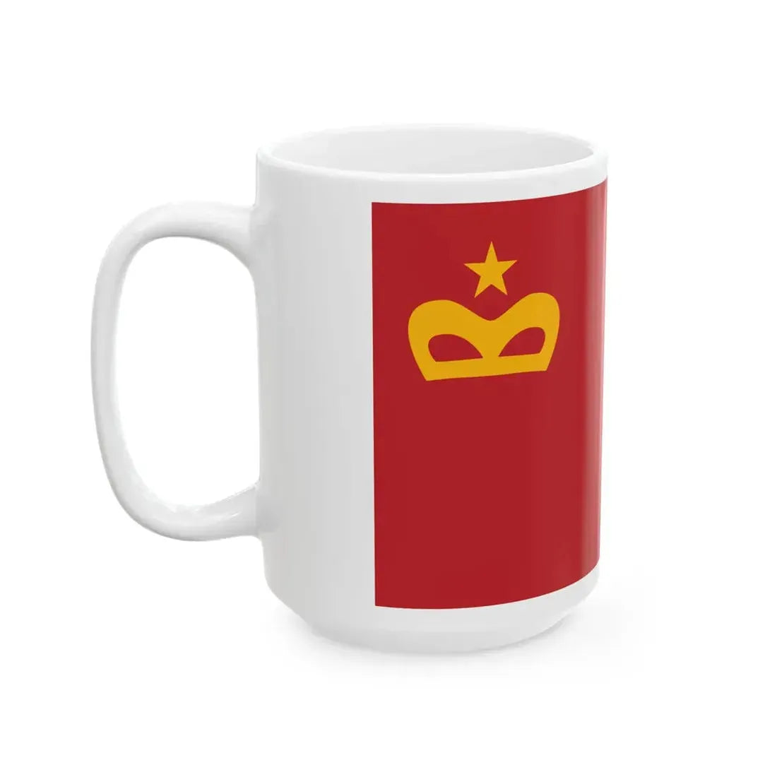 Flag of Moroccan Naval Group Commander Captain (Morocco) White Coffee Mug - Go Mug Yourself