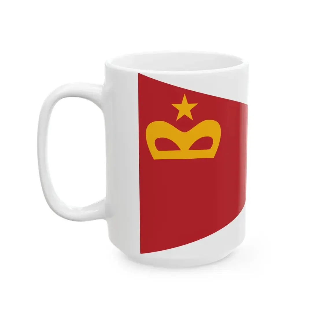 Flag of Moroccan Naval Group Commander not Captain (Morocco) White Coffee Mug - Go Mug Yourself