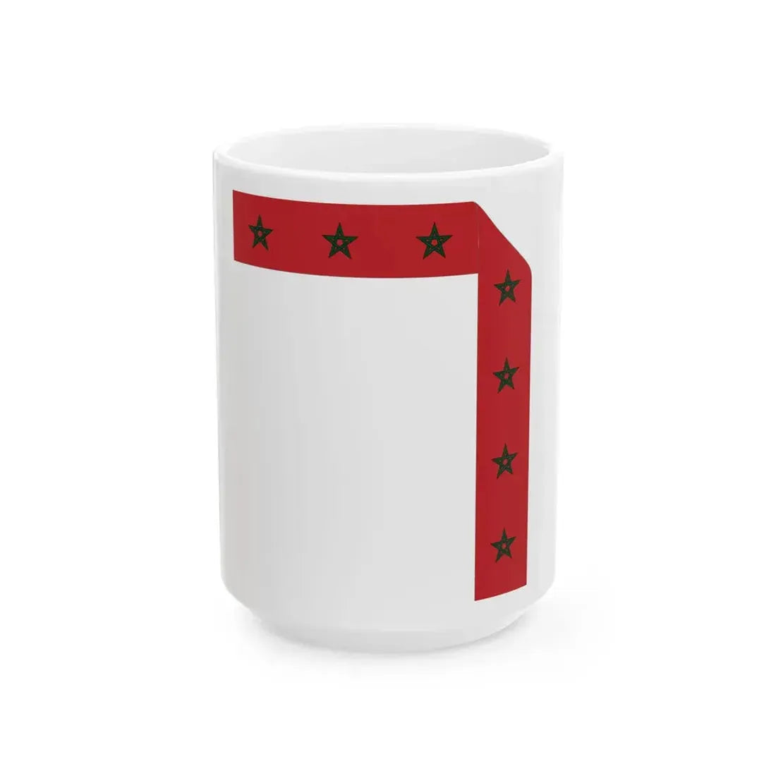 Flag of Morocco HV (Morocco) White Coffee Mug 15oz - Go Mug Yourself